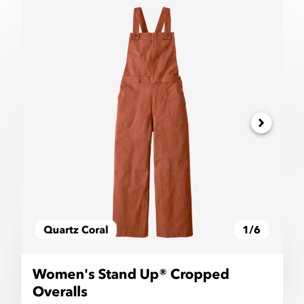 Patagonia Stand Up Cropped Overalls - Umber Brown
